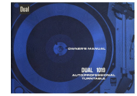 Dual 1019-Owners-Manual-1